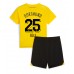 Borussia Dortmund Niklas Sule #25 Kopio Lastenvaatteet Koti Pelipaita Lasten 2023-24 Lyhyet Hihat (+ shortsit)